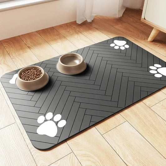 Absorbent Non-Slip Pet Feeding Mat