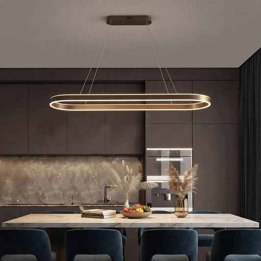 Nordic Aluminum Ring Chandelier