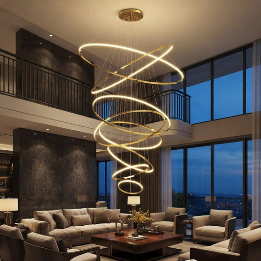 Modern LED Ring Pendant Light
