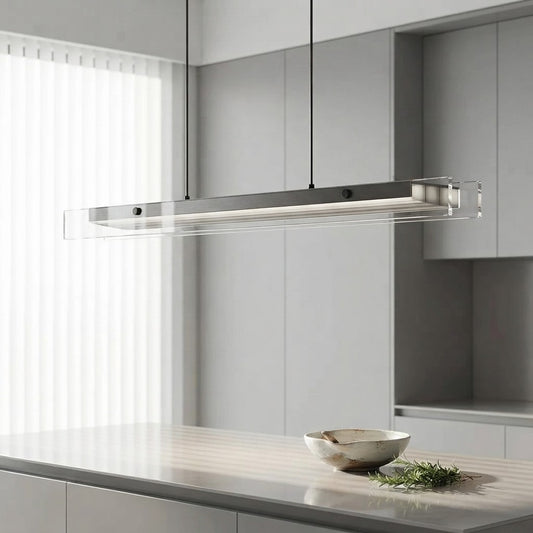 Modern Linear Glass Pendant Light